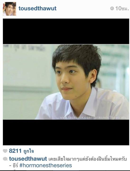ธีร์ Hormones น่ารักสุดๆ เห็นหน้าแล้ว ฟินไปเป็นปีค่ะ