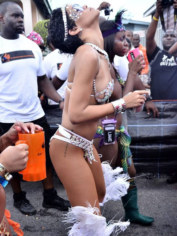 Rihanna @ 2013 Barbados' Kadooment Day