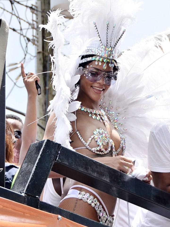 Rihanna @ 2013 Barbados' Kadooment Day