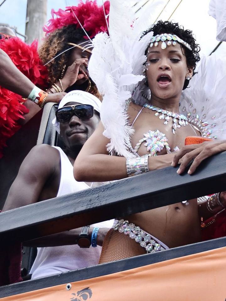 Rihanna @ 2013 Barbados' Kadooment Day