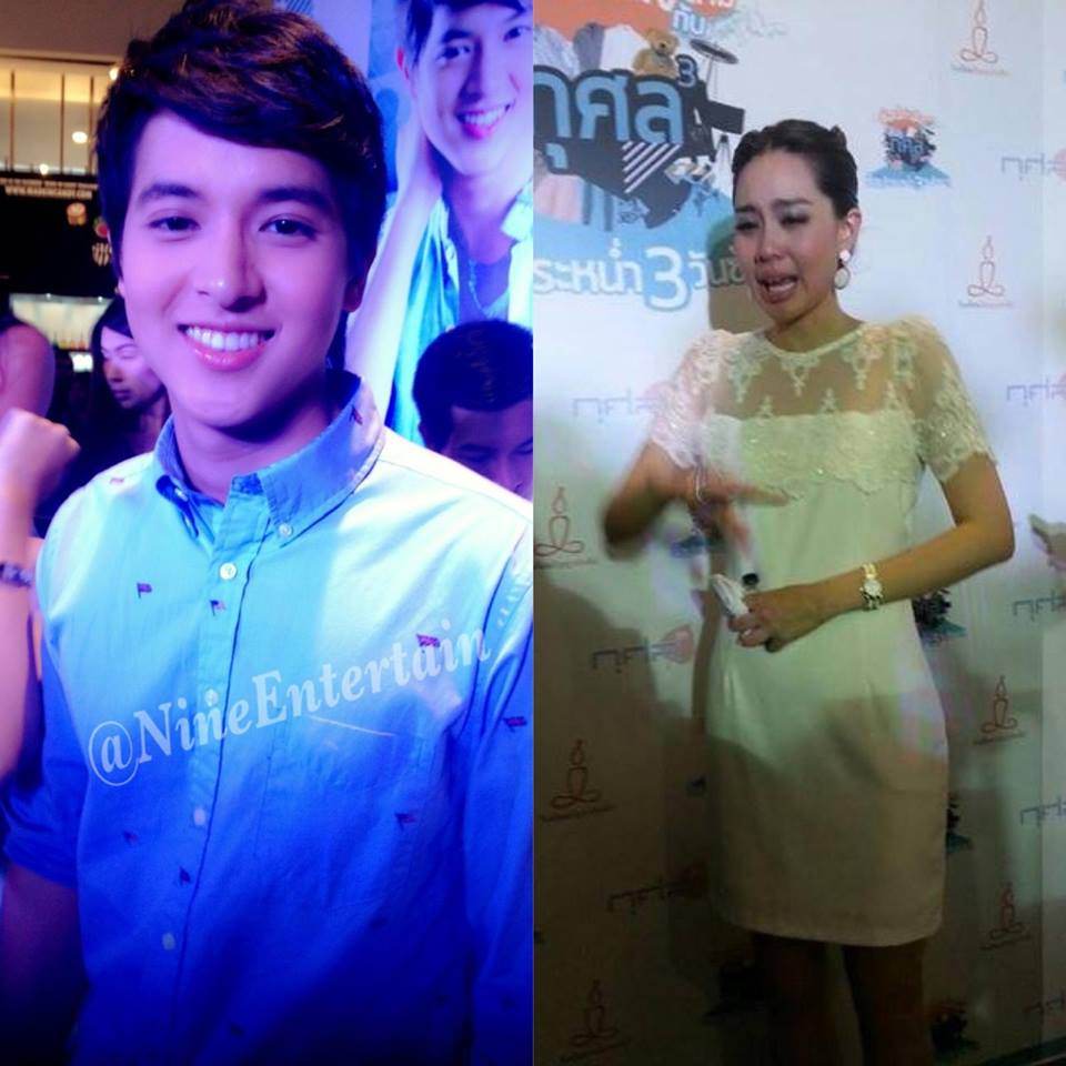 นุ้ย สวนทาง กับ หนุ่ม เจมส์ จิ ว่าเธอไม่ได้ขอถ่ายรูปขณะรุ่นน้องแต่งตัวไม่สุภาพ