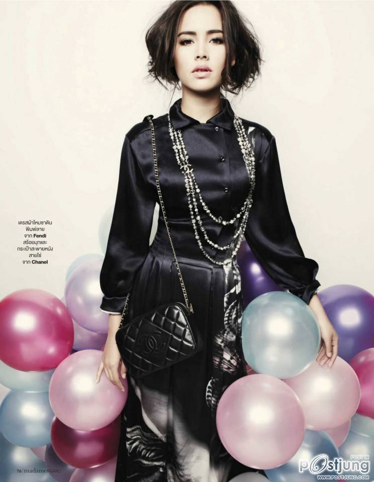 ญาญ่า-อุรัสยา @ MADAME FIGARO vol.10 no.121 August 2013