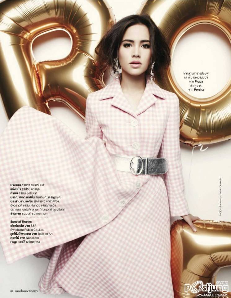 ญาญ่า-อุรัสยา @ MADAME FIGARO vol.10 no.121 August 2013