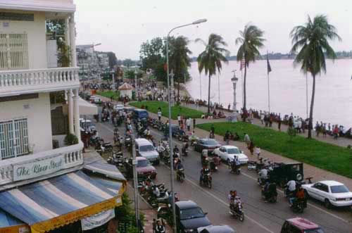 กรุงพนมเปญเมืองหลวงของประเทศกัมพูชา