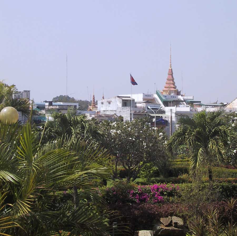 กรุงพนมเปญเมืองหลวงของประเทศกัมพูชา