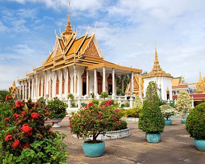 กรุงพนมเปญเมืองหลวงของประเทศกัมพูชา