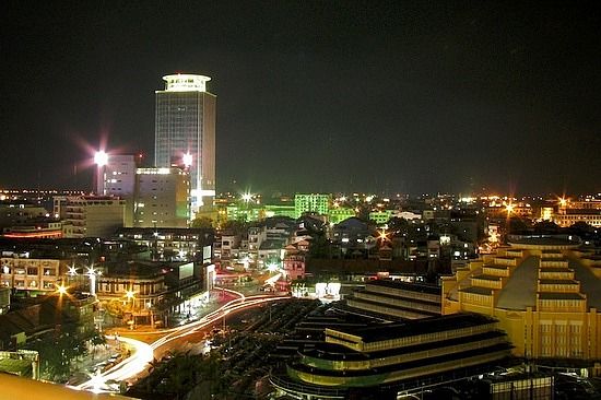 กรุงพนมเปญเมืองหลวงของประเทศกัมพูชา