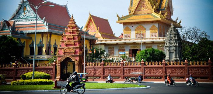 กรุงพนมเปญเมืองหลวงของประเทศกัมพูชา
