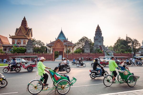 กรุงพนมเปญเมืองหลวงของประเทศกัมพูชา