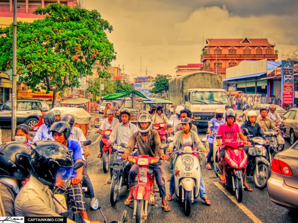 กรุงพนมเปญเมืองหลวงของประเทศกัมพูชา