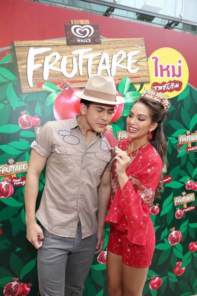 “เทย่า-เต้ย” ด๊านซ์เปิดตัว ฟรุตทาเร่ ทับทิม
