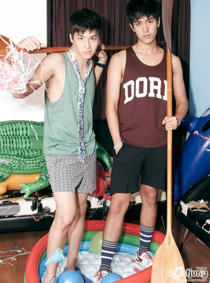มาร์ช จุฑาวุฒิ & ตั้ว เสฏฐวุฒิ เบี้องหลังถ่ายแบบนิตยสาร HAMBURGER