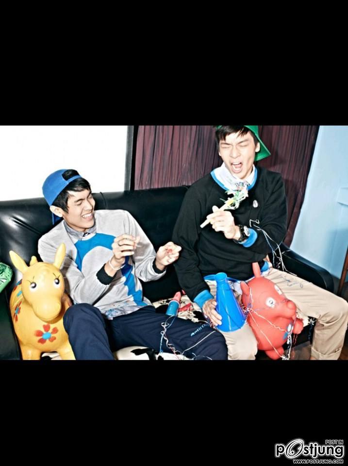 มาร์ช จุฑาวุฒิ & ตั้ว เสฏฐวุฒิ เบี้องหลังถ่ายแบบนิตยสาร HAMBURGER