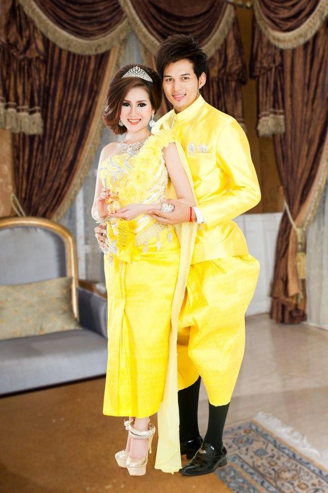 ประมวลภาพงานแต่งเขมรสวยๆ