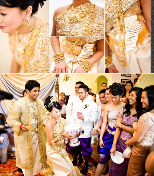 ประมวลภาพงานแต่งเขมรสวยๆ