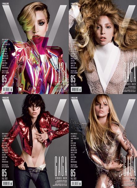 GAGA  Charts , V magazine