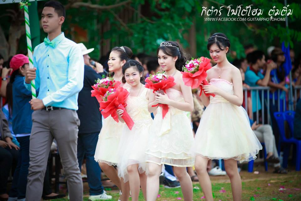 กีฬาสี รร.วิสุทธรังษี จ.กาญจนบุรี ยิ่งใหญ่อลังการงานสร้างจัดเต็มสุดๆ