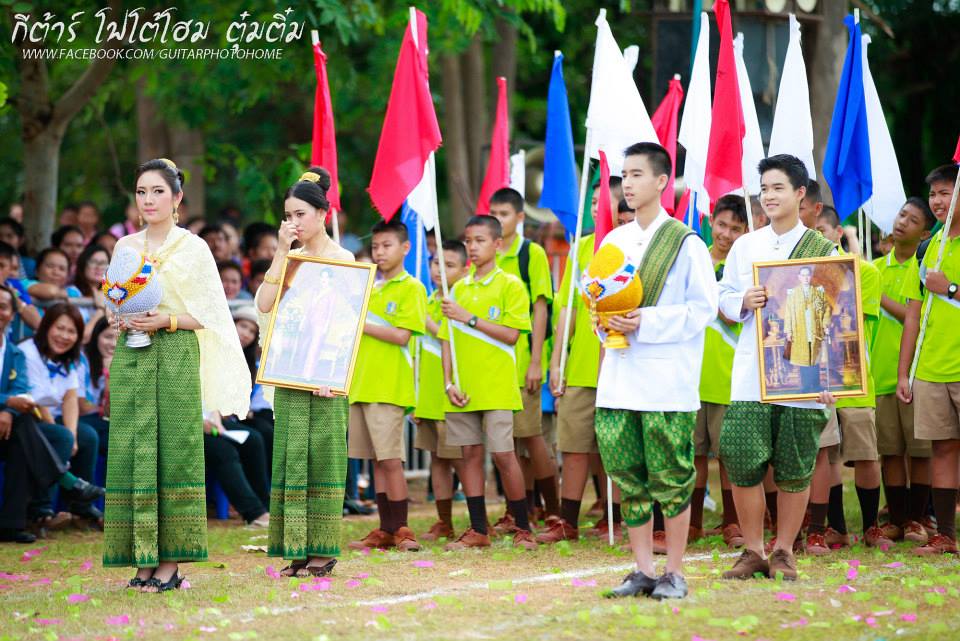 กีฬาสี รร.วิสุทธรังษี จ.กาญจนบุรี ยิ่งใหญ่อลังการงานสร้างจัดเต็มสุดๆ
