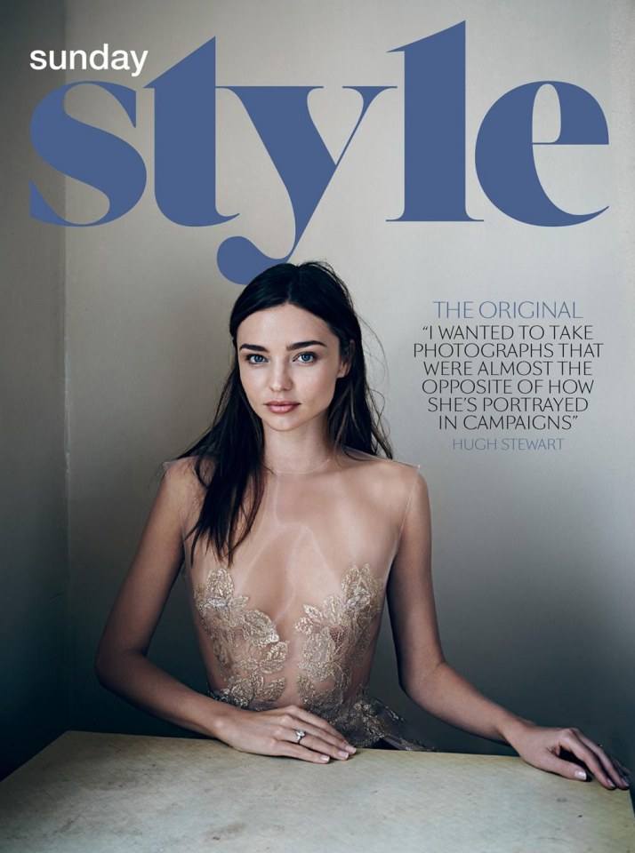 Miranda Kerr @ Sunday Style Magazine August 2013