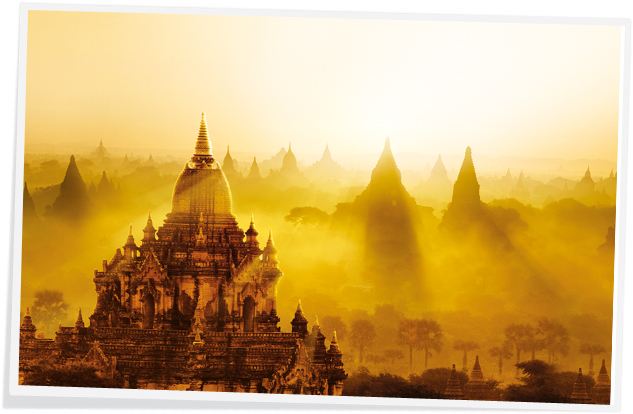 ตะลึงในความยิ่งใหญ่ของ"ทะเลเจดีย์"จุดชมวิวใหม่พุกาม