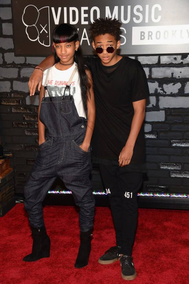 Willow and Jaden Smith