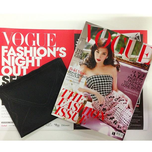 VOGUE September Issue Cover Model อั้ม พัชราภาไชยเชื้อ