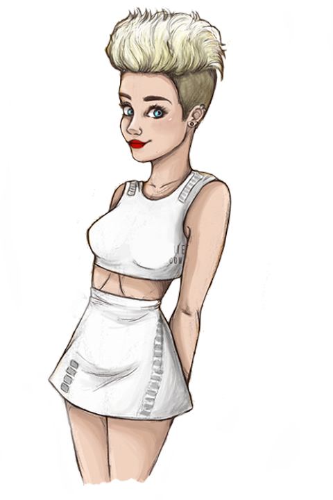 Miley Cyrus ลุคการ์ตูนสุดแซ่บ!!!