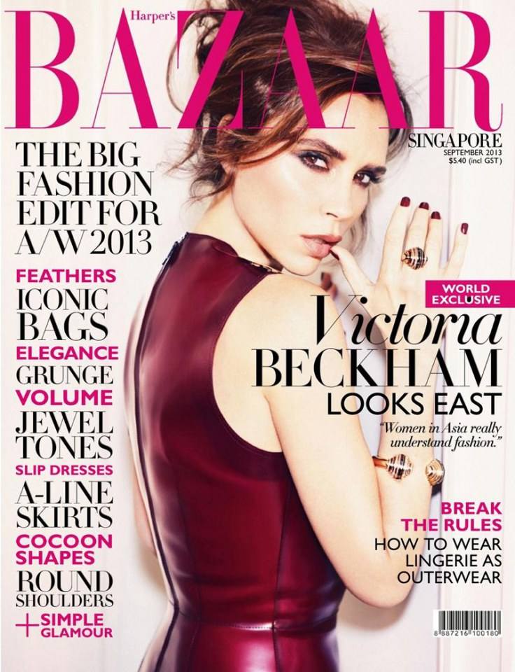 Victoria Beckham @ Harper&rsquo;s Bazaar Singapore September 2013
