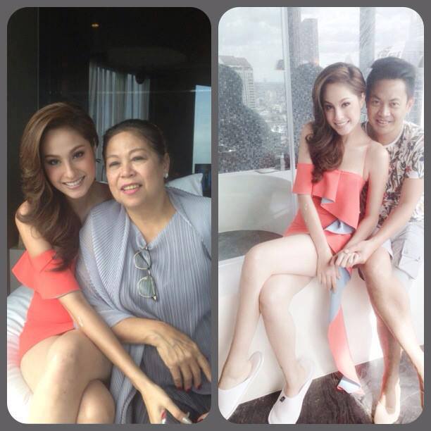 ขวัญ อุษามณี - ตุ้ย ธีรภัทร์ ถ่ายแบบนิตยสาร OK Magazine