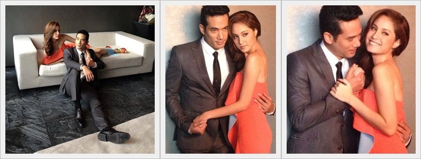 ขวัญ อุษามณี - ตุ้ย ธีรภัทร์ ถ่ายแบบนิตยสาร OK Magazine