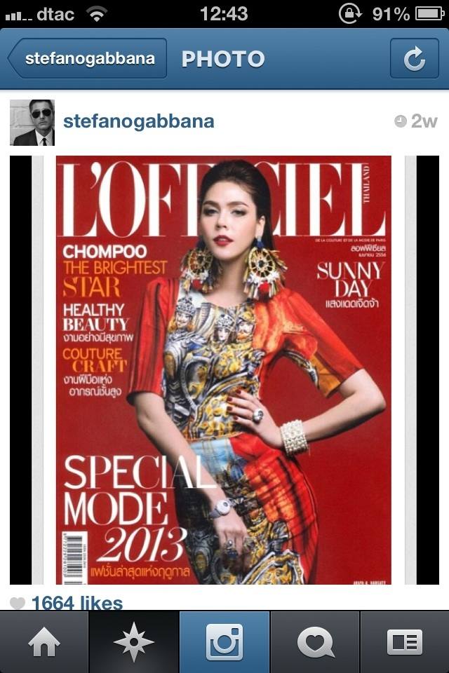 stefano ดีไชเนอร์ชื่อกล้องโลก ของแบรนด์ D & G