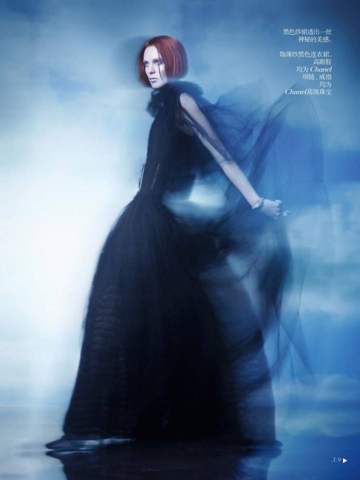 Karen Elson @ Vogue China Collections Autumn/Winter 2013