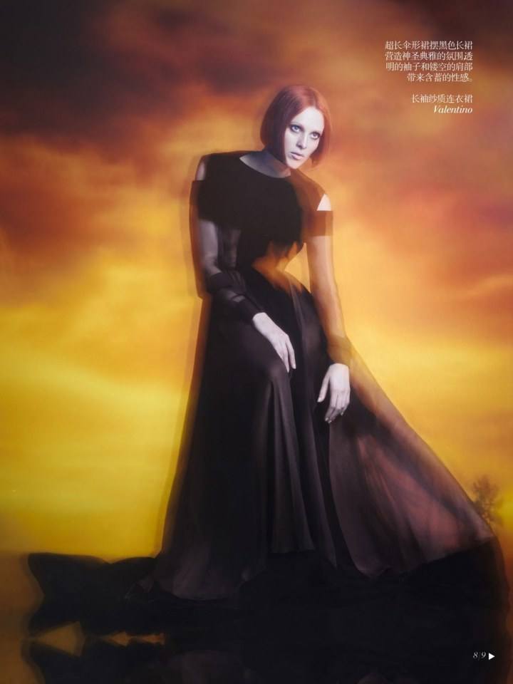 Karen Elson @ Vogue China Collections Autumn/Winter 2013