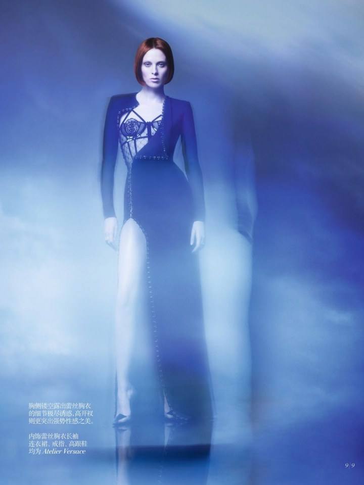 Karen Elson @ Vogue China Collections Autumn/Winter 2013