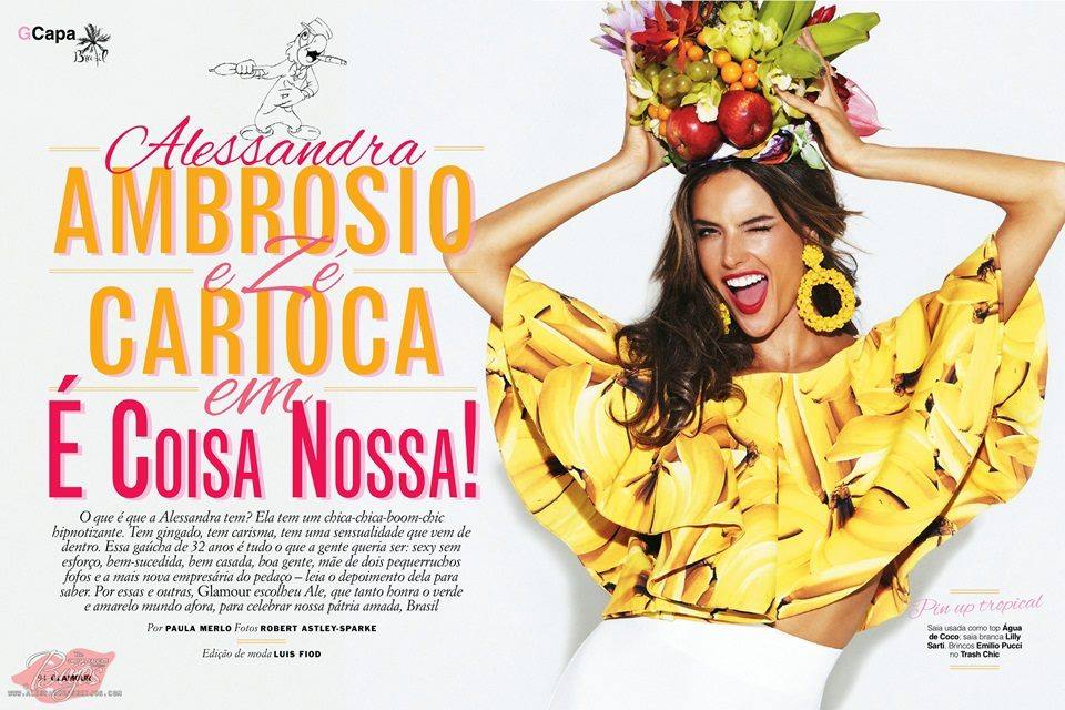 Alessandra Ambrosio @ Glamour Brazil September 2013