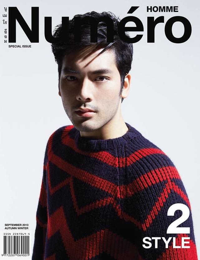 บอม-ธนิน มนูญศิลป์ @ Num&eacute;ro Homme vol.1 no.2 September 2013