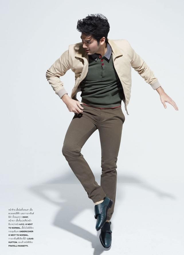 บอม-ธนิน มนูญศิลป์ @ Num&eacute;ro Homme vol.1 no.2 September 2013