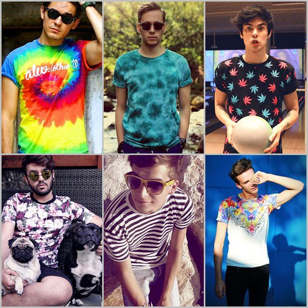 แฟชั่น เสื้อยืดพิมพ์ลาย มาแรงสำหรับหนุ่มๆ