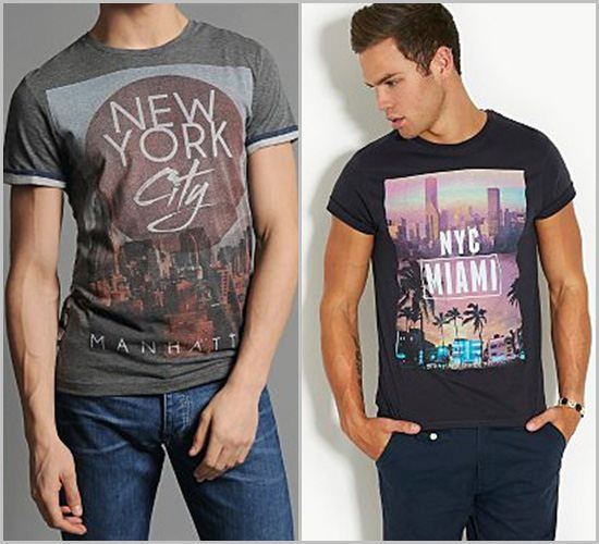 แฟชั่น เสื้อยืดพิมพ์ลาย มาแรงสำหรับหนุ่มๆ