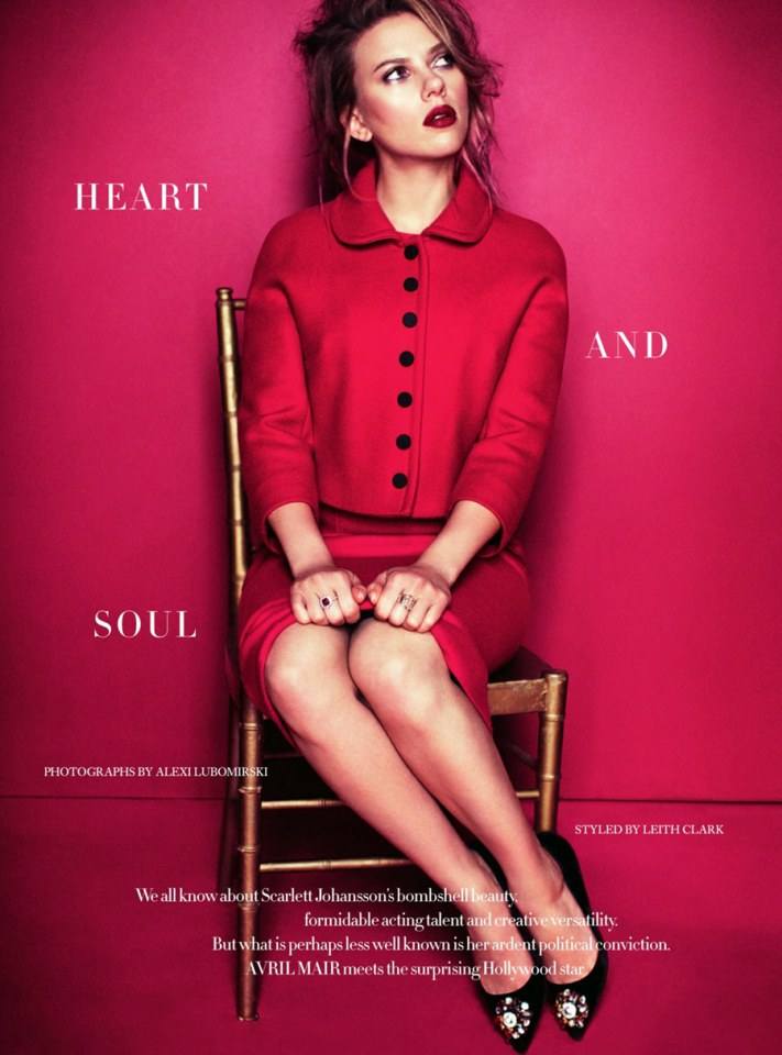 Scarlett Johansson @ Harper&rsquo;s Bazaar UK October 2013