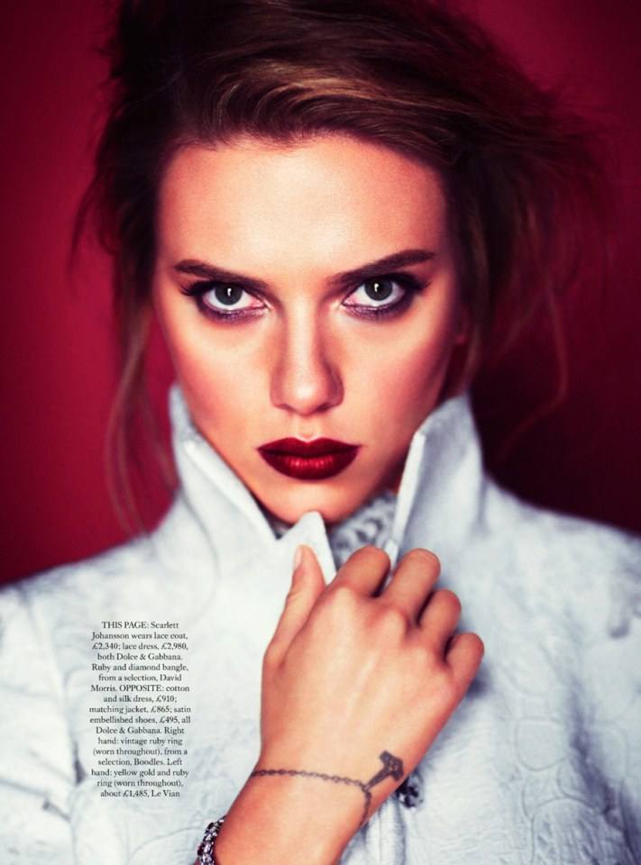 Scarlett Johansson @ Harper&rsquo;s Bazaar UK October 2013