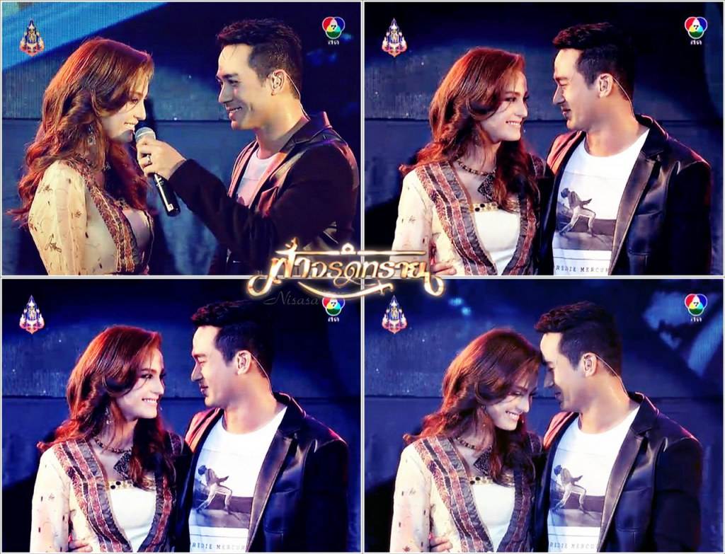 ตุ้ย-ขวัญ (ชารีฟ - มิเชลล์) @ 7สีคอนเสิร์ต งานนี้ขวัญเขินจริงไรจริงกับสายตาพิฆาตของตุ้ย