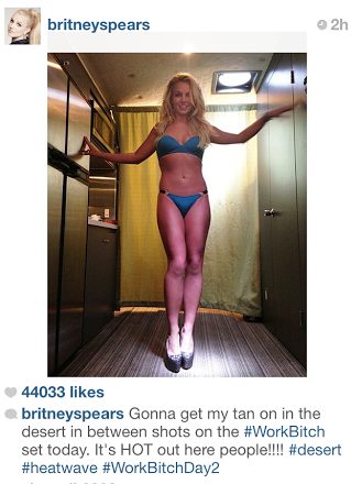 Britney Spears ชุดสองในเอ็มวีตัวใหม่วันนี้