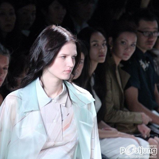 ญาญ่าญิ๋ง in New york fasion weeks Front rowers at Lacoste show