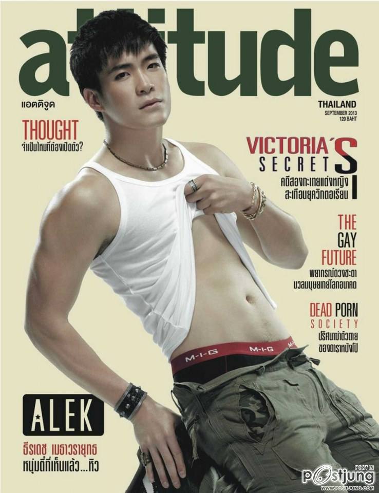 อาเล็ก ธีรเดช @ ATTITUDE vol.3 no.31 September 2013