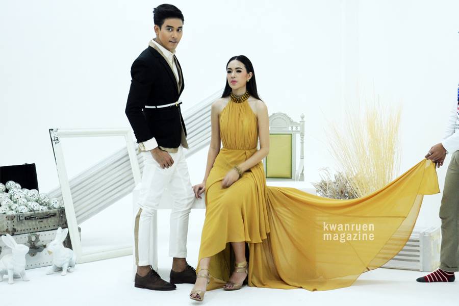 ป๊อป-ฐากูร & แยม-มทิรา @ เบื้องหลังถ่ายแฟชั่นนิตยสาร ขวัญเรือน