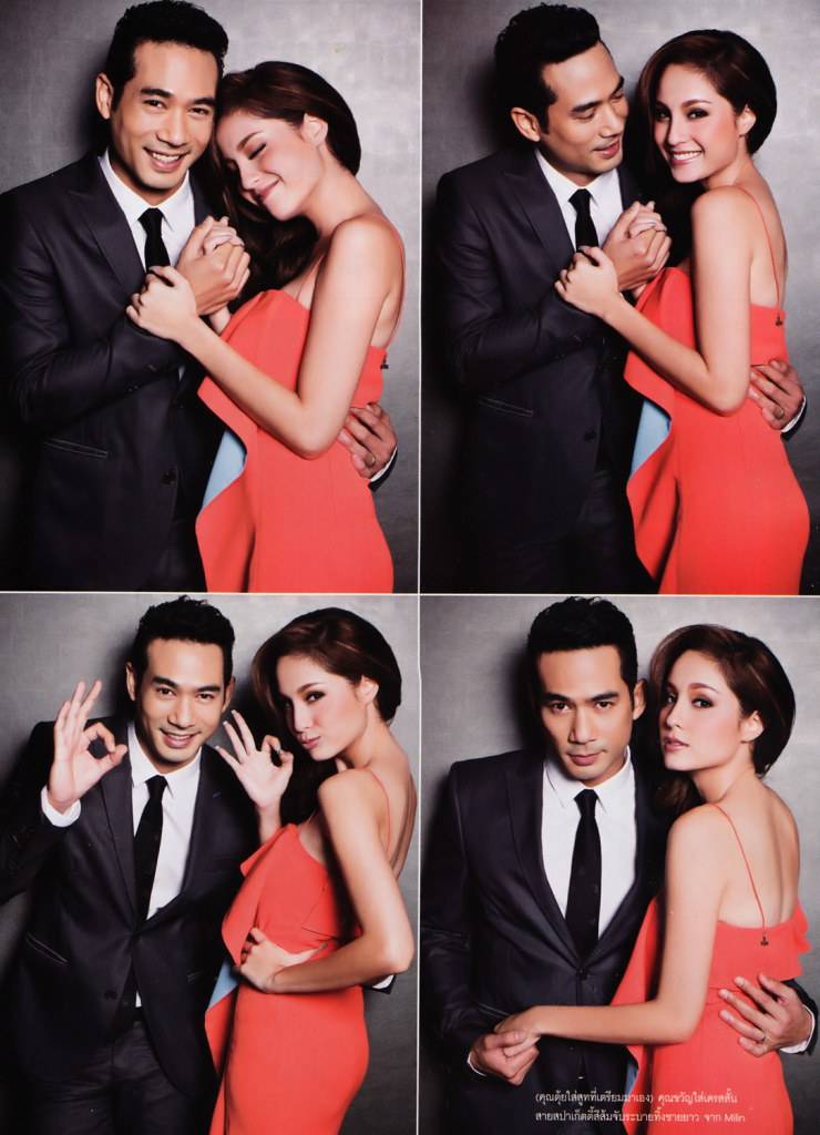 ตุ้ย ธีรภัทร์ - ขวัญ อุษามณี - หลุยส์ สยาม สังวริบุตร ในนิตยสาร OK! Magazine