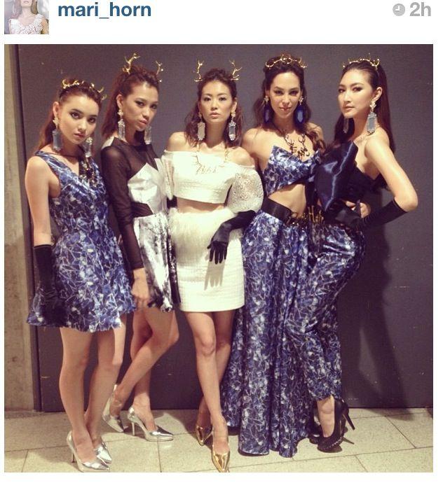 มาดู แพนเค้ก และ ดาวิกา  โพสต์ ท่า กับ พวกนางแบบโลก กันค่ะ tokyo runway