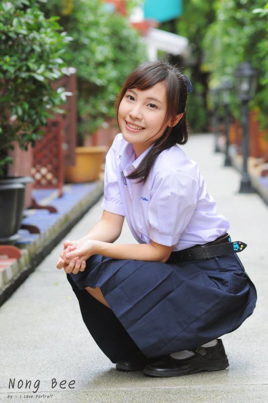 น่ารัก เรียบร้อยแบบ นักเรียนไทย