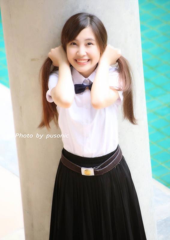 น่ารัก เรียบร้อยแบบ นักเรียนไทย